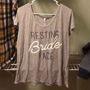 Bride T-shirt from David’s bridal